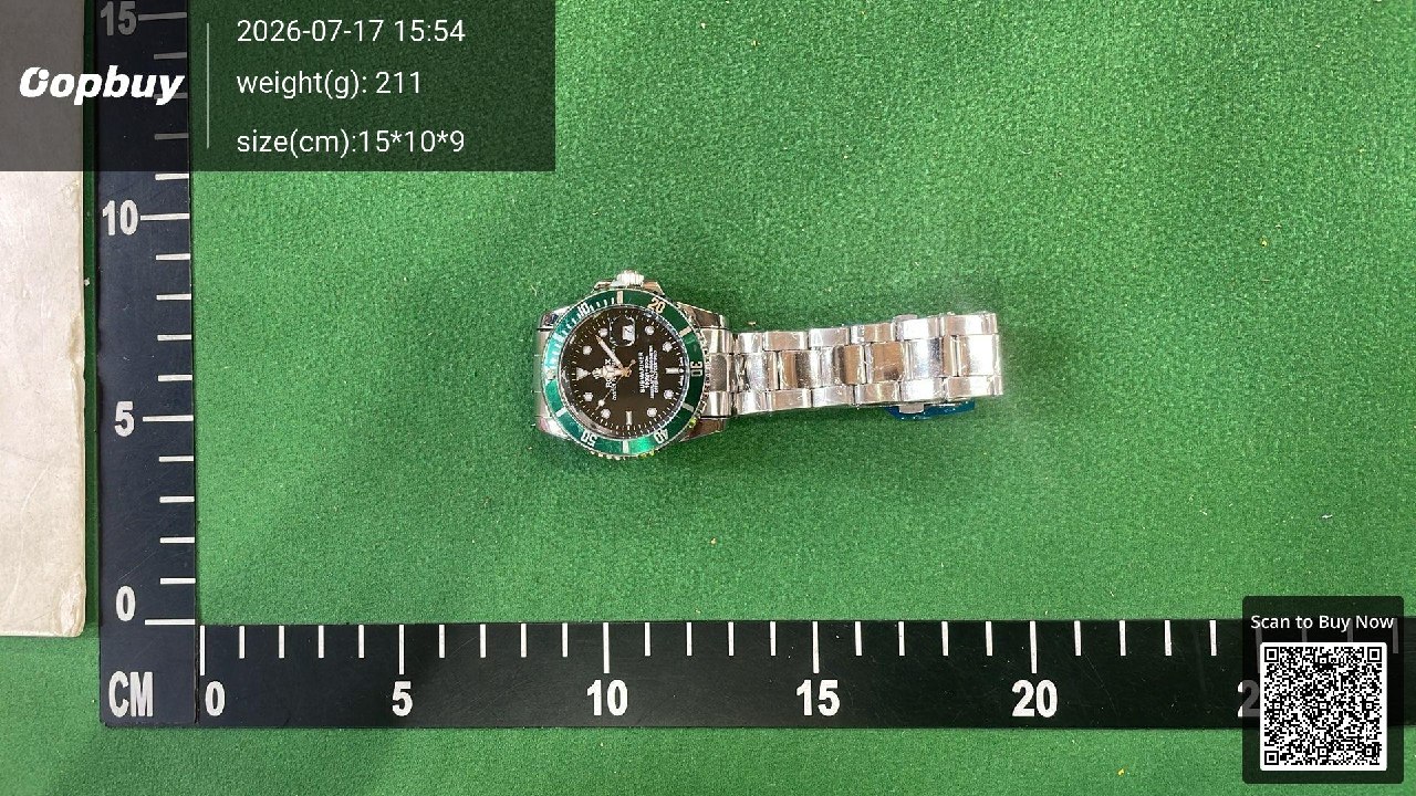 OOPbuy QC photo of a watch, 211 g, 15x10x9 cm