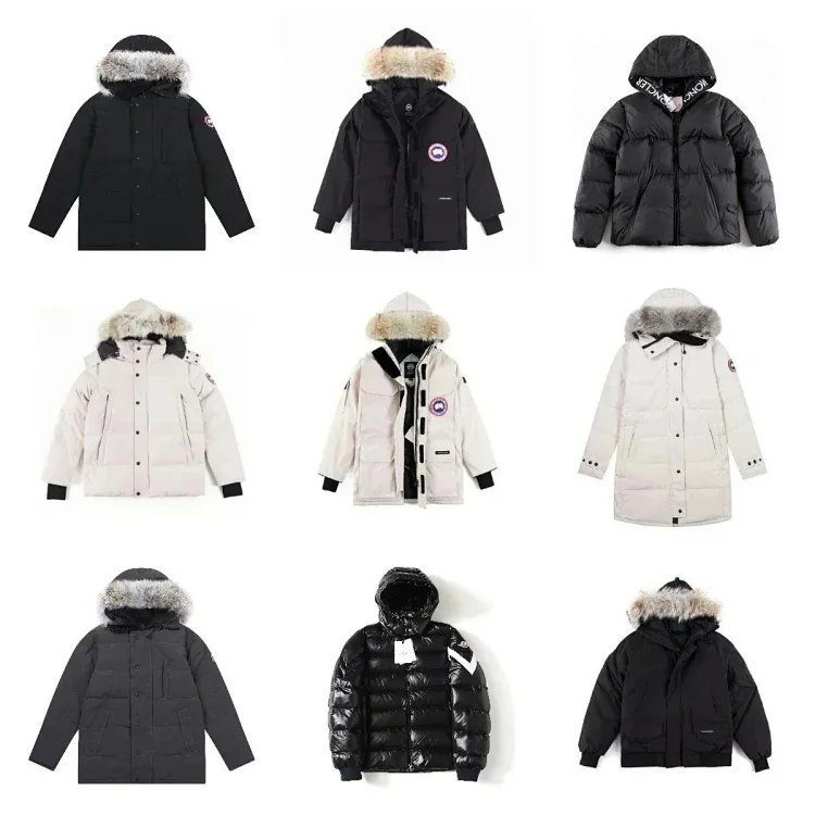 Canada Goose Black Fur Hooded 